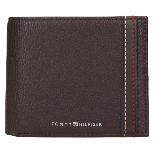 Pánská kožená peněženka Tommy Hilfiger Touls - hnědá