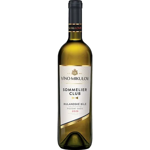 Víno Mikulov Sommelier Club Rulandské bílé 2023 pozdní sběr