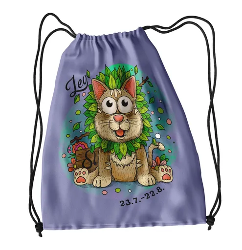 Vak na záda Kočičí znamení – lev