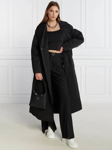Calvin Klein dámský černý trenčkot J20J222242 S