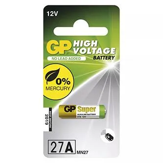 GP Jednorázová alkalická baterie A27, 1-pack