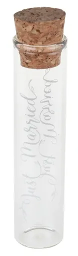 Santex Skleněné lahvičky s korkovým uzávěrem