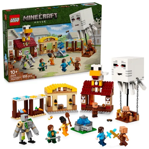LEGO® Minecraft® 21273 Balón v podobě ďasa a útok na vesnici