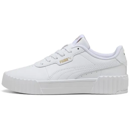 Puma CARINA 3.0 JR Dívčí obuv na volný čas, bílá, velikost 38.5