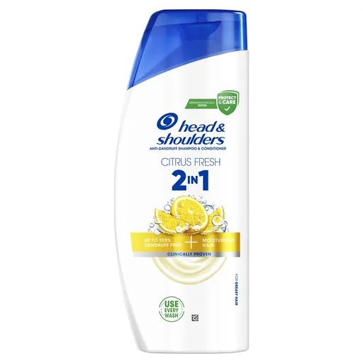 Head & Shoulders Šampon a kondicionér 2v1 Citrus Fresh (Anti-Dandruff Shampoo & Conditioner) 625 ml