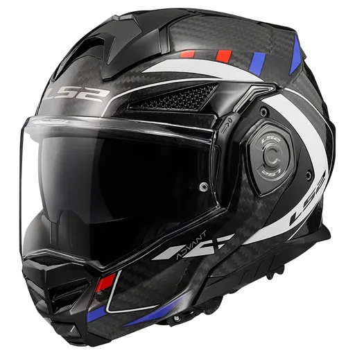 Překlopná moto přilba LS2 FF901 Advant X C Future Gl White Blue P/J XS (53-54)