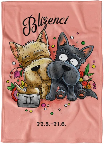 Deka Psí znamení – blíženci (Podšití beránkem: NE)