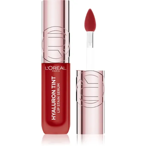 L’Oréal Paris Hyaluron Tint Lip Stain Serum tekutá rtěnka s hydratačním účinkem odstín 420 Le Rouge Paris 5 ml