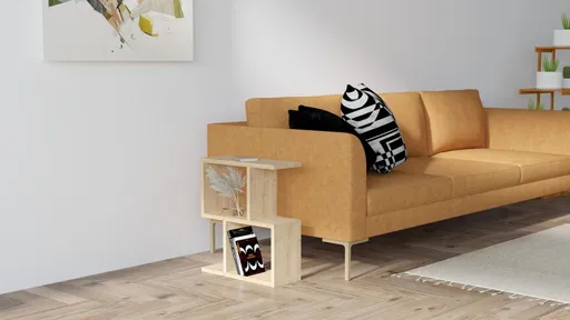 Odkládací stolek / Příruční stolek Zet - Sapphire