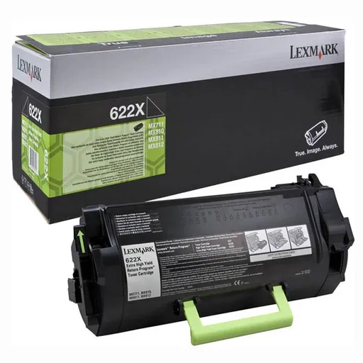 LEXMARK 62D2X00 - originální toner, černý, 45000 stran