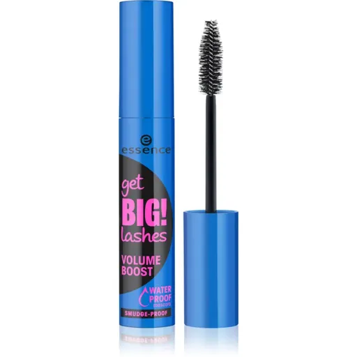 essence Get BIG! Lashes voděodolná řasenka pro objem odstín 01 Black 12 ml
