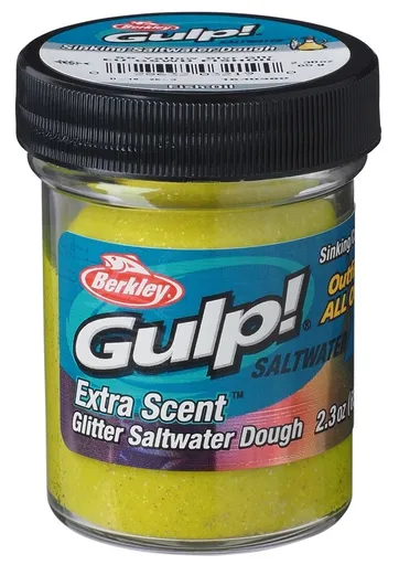 Berkley těsto gulp! dough sinking 65 g - sunshine yellow silver