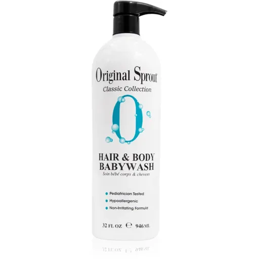 Original Sprout Classic Collection Hair & Body Babywash mycí gel na tělo a vlasy pro citlivou pokožku pro děti pH 6,0 – 7,0 946 ml