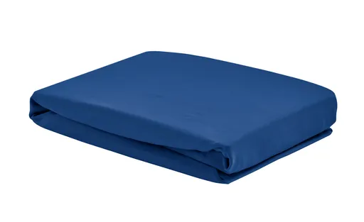 Christian Fischbacher Bavlněné prostěradlo DREAMCATCHER Pacific Blue 140 x 200 cm