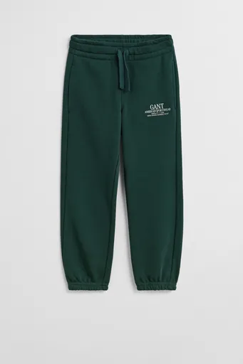 TEPLÁKY GANT GRAPHIC SWEATPANTS TARTAN GREEN