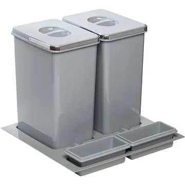 SINKS koš PRACTIKO 600 2x20l (EK9113)