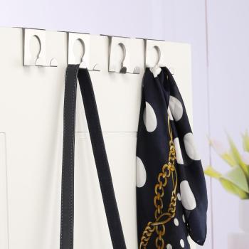 Haushalt international Nerezové háčky na dveře, 4 ks