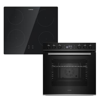 Klarstein Set trouby a indukční varné desky ControlSync, 9 funkcí, 4 varné zóny, objem 72 l