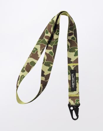 Carhartt WIP Jude Keychain Camo Duck Jacquard, Green