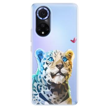 Odolné silikonové pouzdro iSaprio - Leopard With Butterfly - Huawei Nova 9