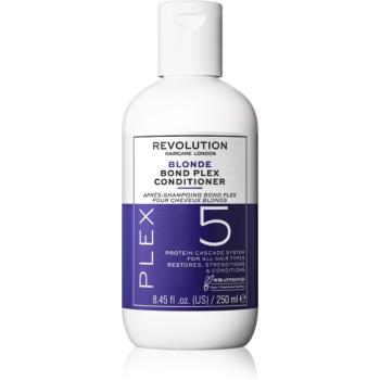 Revolution Haircare Plex Blonde No.5 Bond Conditioner intenzivní vlasová kúra pro suché a poškozené vlasy 250 ml