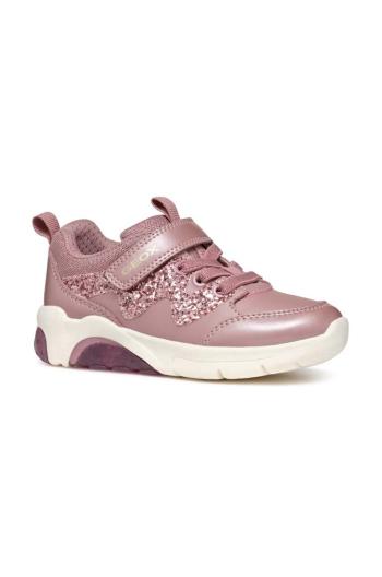 Dětské sneakers boty Geox FADINLIGHT růžová barva, J46M4D.054AJ