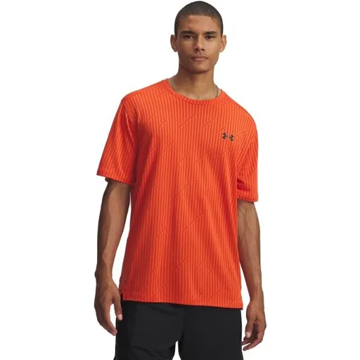 Under Armour TECH VENT JACQUARD Pánské triko, oranžová, velikost L