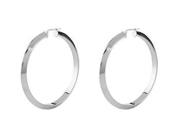Guess Ocelové náušnice Hoops I Did It Again JUBE04193JWRHT/U