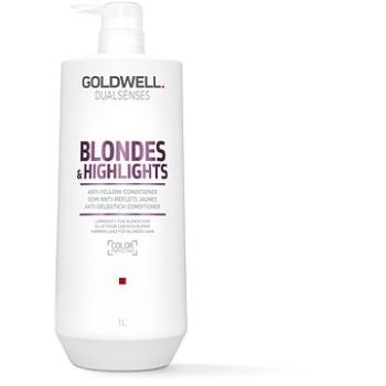 GOLDWELL Dualsenses Blondes & Highlights Anti-Yellow Conditioner kondicionér pro blond vlasy 1000 ml (HGLW1DUALSWXN093499)