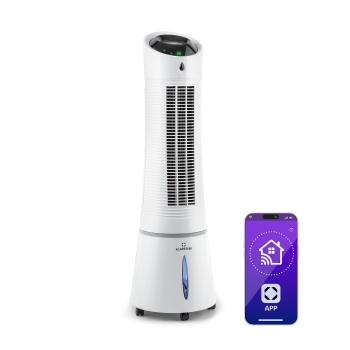 Klarstein Skyscraper Ice Smart, 4 v 1, ochlazovač vzduchu a ventilátor, WiFi, 210 m³/h, dálkové ovládání