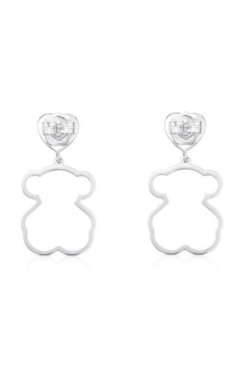 Strieborné náušnice Tous New Silueta