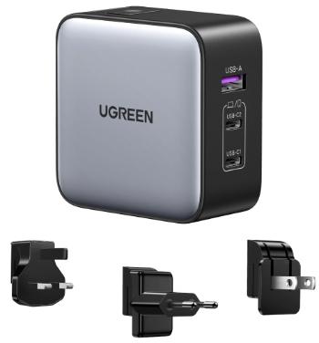 Ugreen Cestovní rychlonabíječka 90409 65W GaN Tech Worldwide 