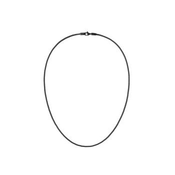 Daniel Wellington Stylový černý náhrdelník z oceli Tide Mesh DW00401105