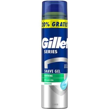 GILLETTE Series Zklidňující Gel Na Holení S Aloe Vera 240 ml  (7702018982011)