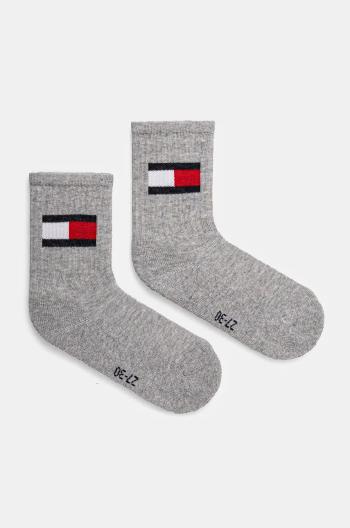 Ponožky Tommy Hilfiger 2-pack šedá barva, 701229940