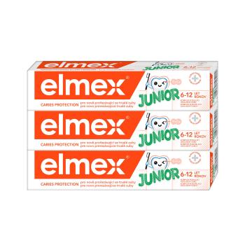 Elmex Junior 6–12 let zubní pasta 3x75 ml