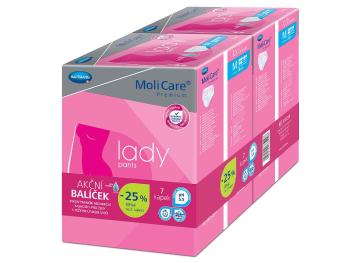 MoliCare Lady Pants 7 kapek, vel. M inkontinenční kalhotky 2x8 ks