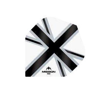 Mission Letky Alliance-X Union Jack - 150 - White / Black F3141 (289348)