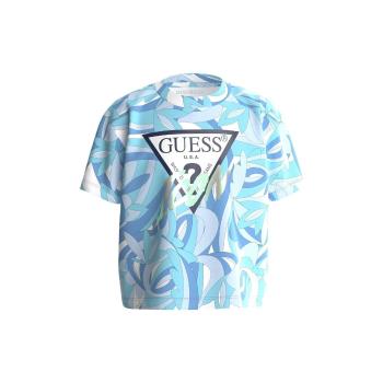 Guess  SS SHIRT  Tričká s krátkym rukávom Modrá