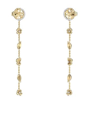Guess Dlouhé pozlacené náušnice 4 Love JUBE05040JWYGT/U