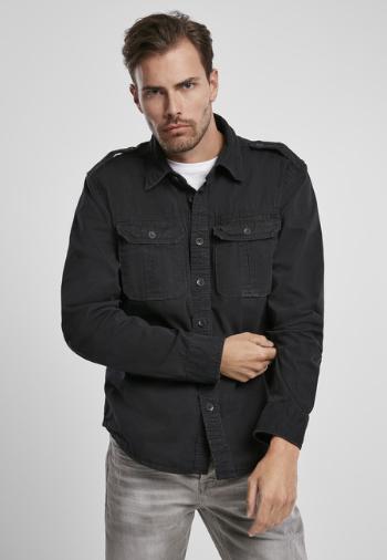 Brandit Vintage Shirt black - M