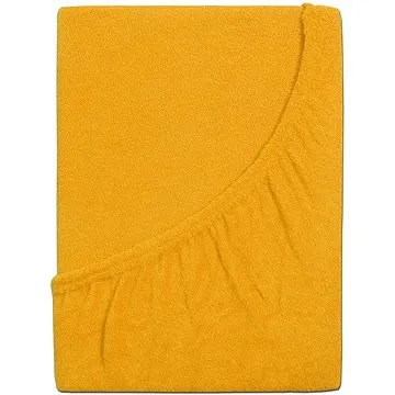 B.E.S. - Petrovice, s.r.o. Prostěradlo Froté PERFECT - Sytá žlutá 120 × 200 (2-001-0502)