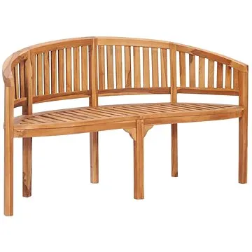 Lavice banana 151 cm masivní teakové dřevo (48021)