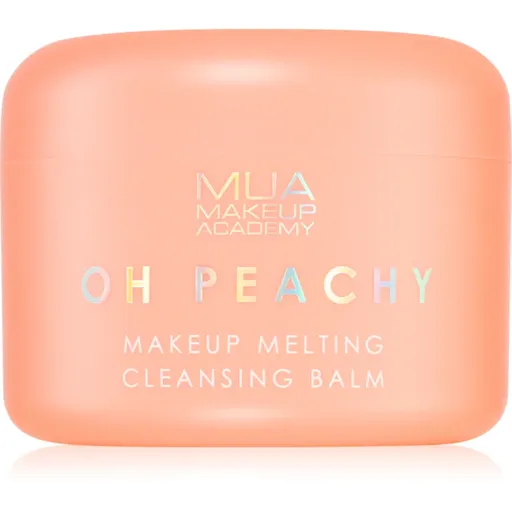 MUA Makeup Academy Oh Peachy odličovací balzám s obsahem oleje s vůní broskve 70 g