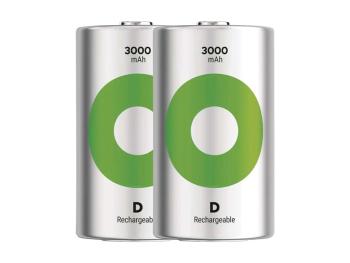 Baterie D (R20) nabíjecí 1,2V/3000mAh GP Recyko 2ks