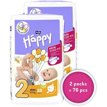 BELLA Baby Happy vel. 2 Mini (2× 38 ks) (PLN142s2)