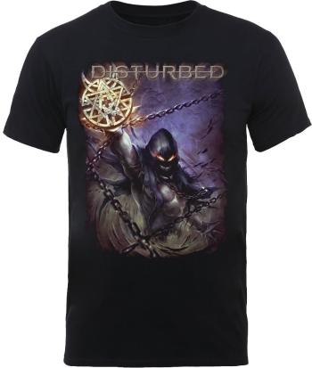 Disturbed Tričko Vortex Colours Unisex Black M