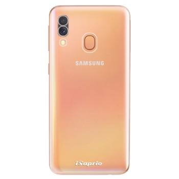 Odolné silikonové pouzdro iSaprio - 4Pure - mléčný bez potisku - Samsung Galaxy A40