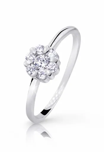 Cutie Jewellery Krásný prsten z bílého zlata Z8050-10-X-2 52 mm