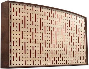 Mega Acoustic AcouStand Binary Bean Sonoma Oak/Walnut/Red Absorpční dřevěný panel